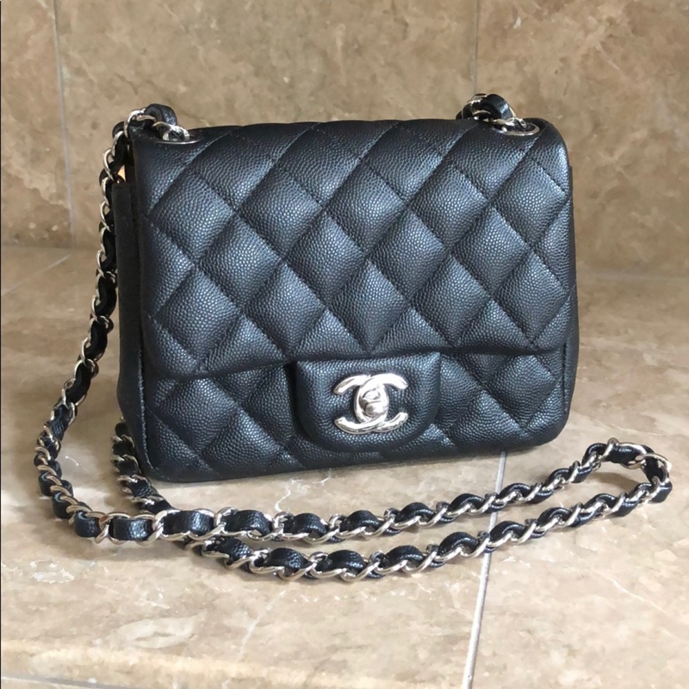 Authentic CHANEL mini square